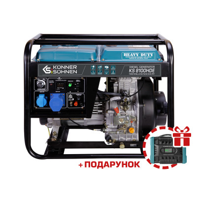 Дизельний генератор KS 8100HDE (EURO V)