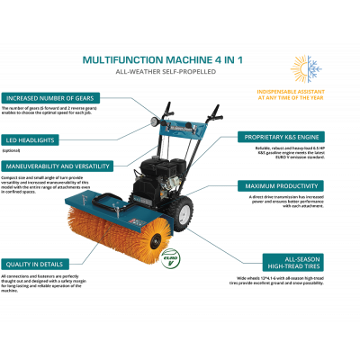 Всесезонна мультифункційна машина KS 7HP-MFM 80E